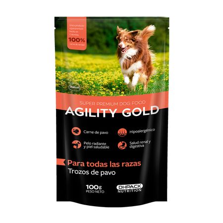 Alimento-perros-AGILITY-GOLD-POUCH-PAVO