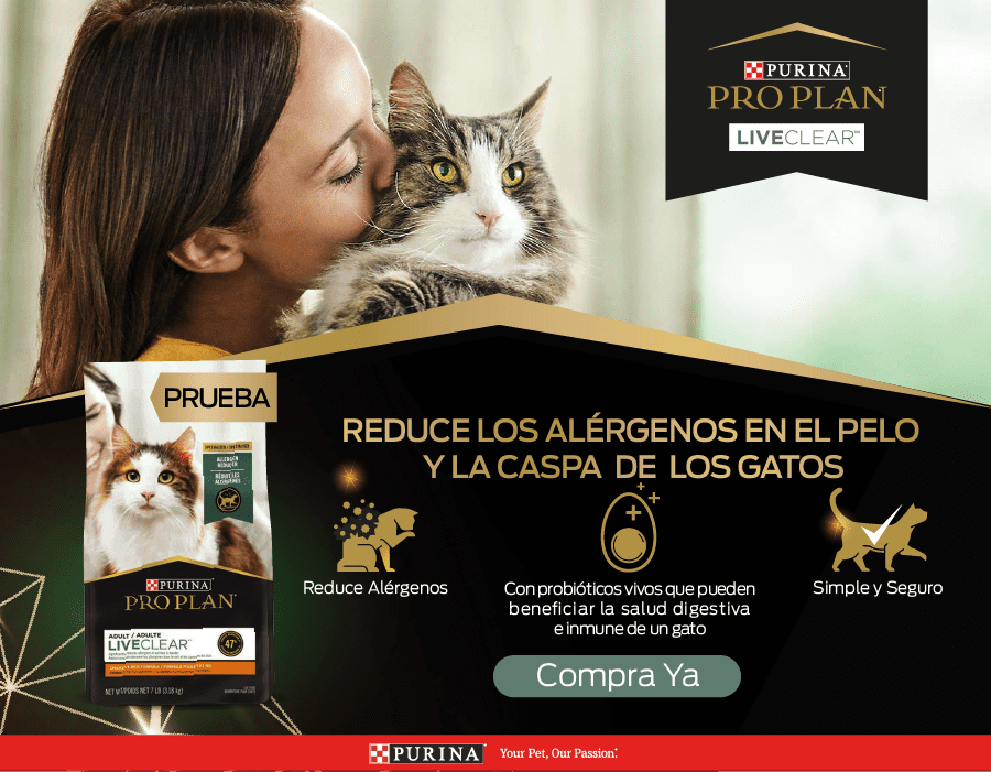 PURINA LIVE CLEAR productos gato