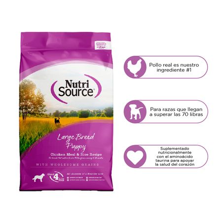 Nutrisource large breed puppy dry sale dog food