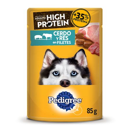 Pedigree-High-Protein-Alimento-Humedo-Perros-Adultos-Cerdo-y-Carne-85-gr