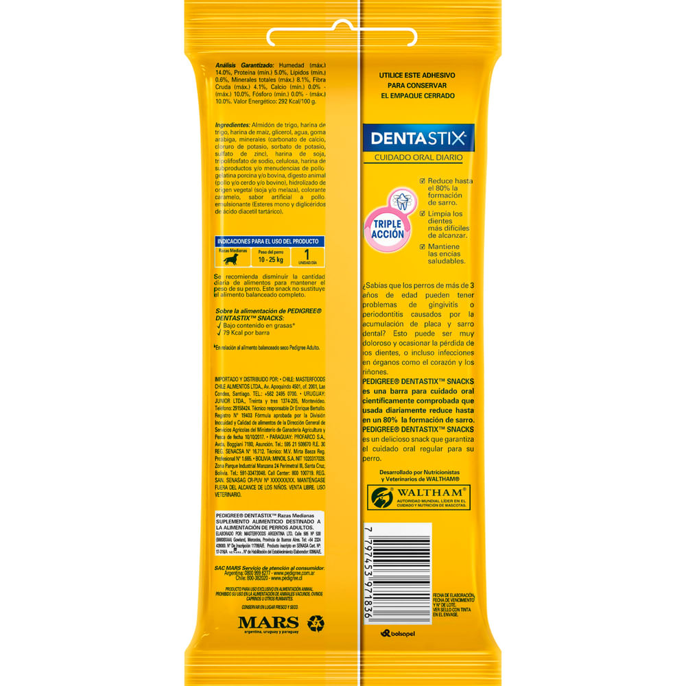 Pedigree Dentastix Chewy Chunx, tandsnack voor kleine honden, 5